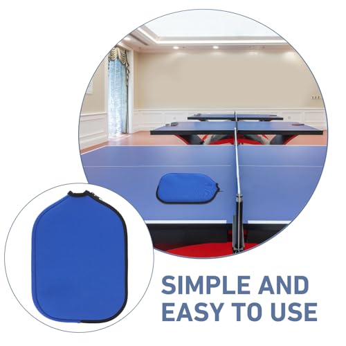 BESPORTBLE Table Tennis Paddle Case and Racket Storage Bag, Neoprene Protective Sleeve with Anti-scratch and Shockproof Features, Blue Cover for Indoor and Outdoor Games