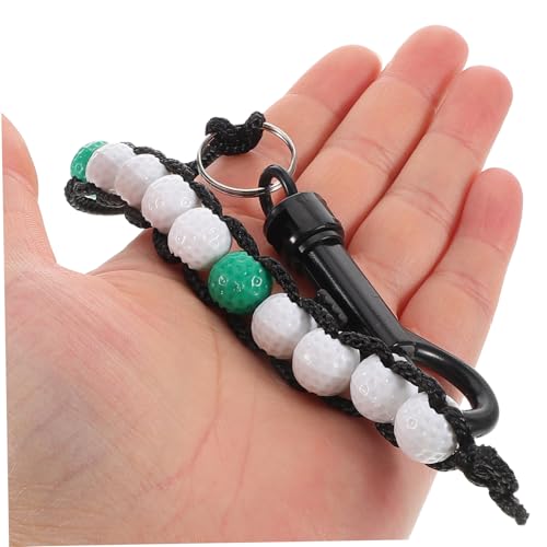 Yardwe Golf Beads Score Counter with Clip Portable Golf Tracker for Accurate Shot Counting for Easy Scorekeeping and Versatile Use