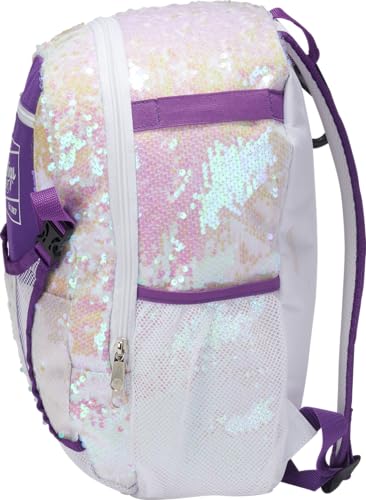 Rawlings | REMIX Backpack Equipment Bag | T-Ball & Youth Softball | White/Purple - color: White / Purple Sequins, size: Youth