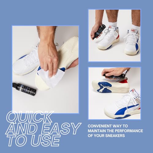 GRIPEXX 2 in 1 Sports Shoe Grip Spray with Sport Towel, Provides Traction & Rejuvenates Soles. Multipurpose Grip Spray for Cleaning & Improving Basketball Shoe Grip. Anti Slip & Performance Enhancer