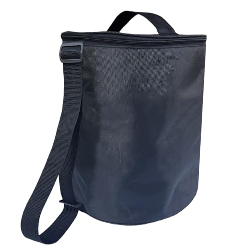 Portable Tennis Ball Storage Bag, Big Pickleball Basket Bag with Shoulder Strap for Carrying, High Capacity Storage for Baseball, Golf, Table Tennis and Other Training Balls