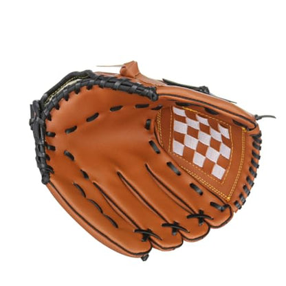 Cabilock Baseball Glove 12.5 Inch Thicken Pu Softball Infielder's Mitt for Youth Adults Left Right Hand Throw Sports Training Random Color