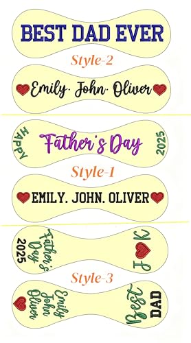 Personalized Embroidered Baseball & Softball Fathers Day Birthday Gift for Dad Custom Name Stitched Ball Senior Night Graduation Keepsake Fathers Day Birthday Coach Team Gift for Father Mother