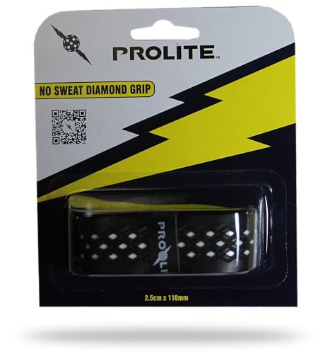 Prolite No-Sweat Diamond Grip for Pickleball Paddles, Racquetball, Squash, Platform Tennis, Badminton and More