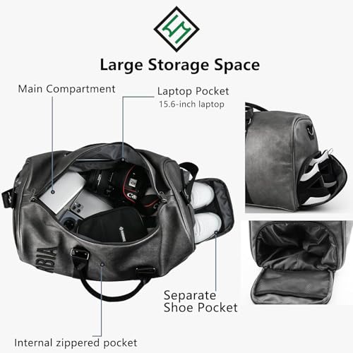 Pickleball Bag for Women Men Large Tennis Backpack for Pickleball, Tennis, Racketball, and Travel Sling Bag with Shoe Compartment and Fence Hook External Ball B-ag and Adjustable Shoulder Strap - color: Grey