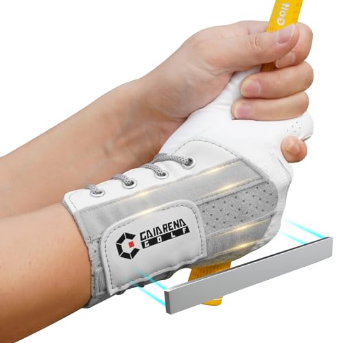 GAIARENA Golf Training Aid Wrist Hinge Trainer Brace, Effective Golf Swing Training Aids, Correct Wrist Angle Swing Posture & Develop Muscle Memory for Beginner【Patent Pending】