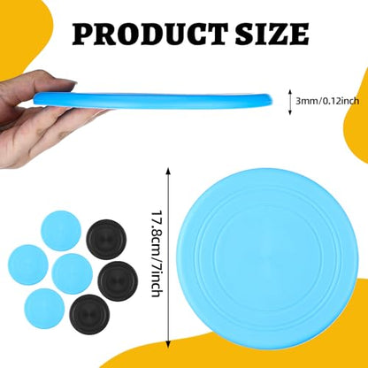 Seenelling 7 Pcs Swing Disk Baseball Swing Trainer 7 Inch Softball Training Equipment Small Baseball Hitting Training Disk for Improving Analyze Batting Mechanics