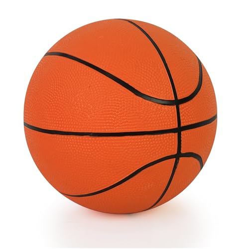 Aoneky Size 6 Youth Basketball for Indoor Outdoor Training with Air Pump, Official 28.5 Inch Rubber Mini Basketball for Kids Boys Girls Beginners