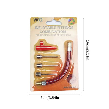 Air Pumps Needle, Inflation Needle for Basketball, Soccer, Volleyball, Football Inflating Pin Replacement,Metal+Plastic