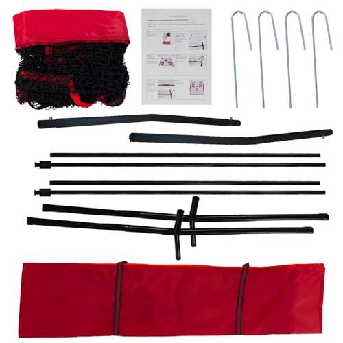 Football Throwing Net - 8x8 FT Portable Quarterback Training Equipment with 3 Target Pockets for Indoor Outdoor Punting Passing Catching Accuracy Practice for All Ages