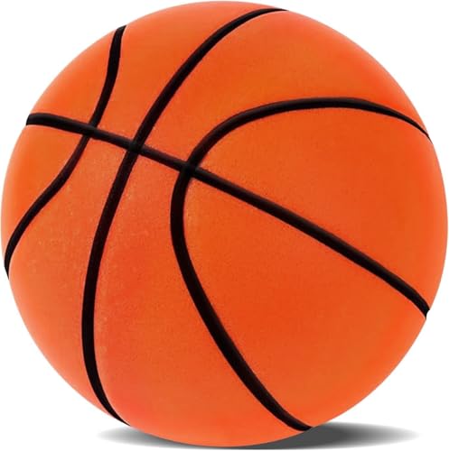 Silent Basketball, 2026 New Silent Basketball, Silent Basketballs Dribbling Indoor, No Noise Basketballs for Various Indoor Activities - color: Orange/NO.7