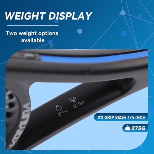 Sweet Spot Tennis Training Racket 37-Inch Compact Head Design 300g Lightweight Professional Racket Ideal for Teenagers and Professional Trainers - color: Black-275g