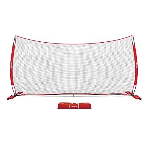 GoSports Portable Sports Barrier Net - 12 ft x 9 ft or 20 ft x 10 ft - Great for Any Sport - Includes Carry Bag - size: 20 ft x 10 ft