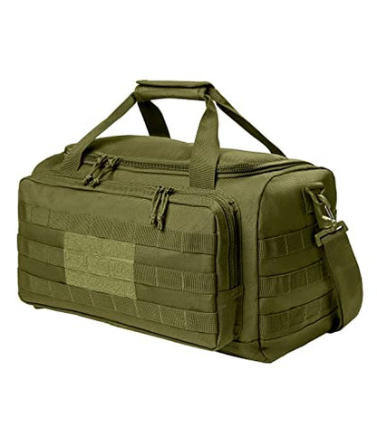 Tactical Gear bag Heavy Duty Duffel Gym bag/Tactical Backpack Custom Embroidered with your own text (Olive Drab Green) - color: Olive Drab Green