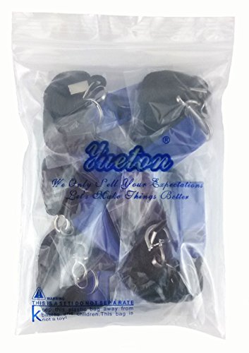 yueton Plastic Coach Whistles with Lanyard, Pack of 6 - color: Blue