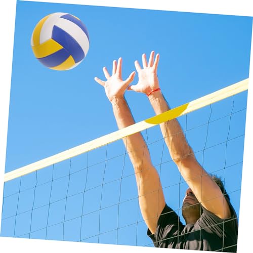 BESPORTBLE Soft Volleyball for Indoor Training Pu Inflatable Machine-Stitched for Competitive Play and Practice for Middle School Players