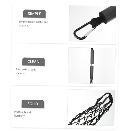 Hemoton Volleyball Spike Trainer Strap Adjustable Height Training Equipment for Jumping and Hitting Professional Volleyball Practice Aid for Athletes