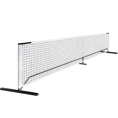 22FT Regulation Pickleball Net Set - Heavy Duty Metal Frame Portable Pickleball Net System with Carry Bag for Backyard, Driveway & Outdoor Games - style: Pickleball Net with Court Marker