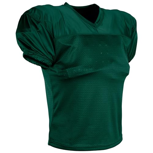 Champro Boys Preseason Football Practice Jersey - color: Forest Green, size: Medium