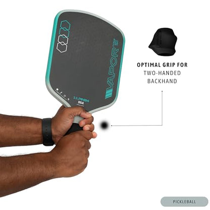 Pickleball Training Aid Designed for Power, Precision & Control | Multi-Position Grip Tool for Real-Play Feedback and Adjustable Fit | Enhances Comfort, Accuracy - 2 Pack - color: White