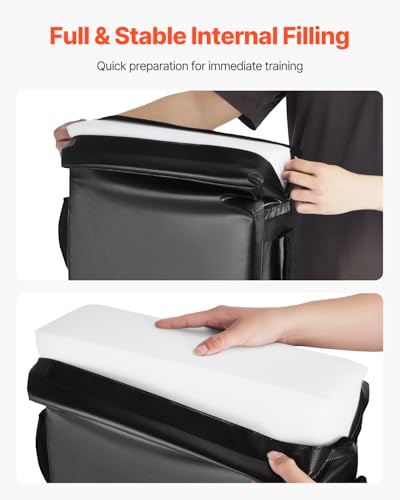 VEVOR PVC Step Over Dummy, High-Density Sponge Blocking Pad Equipment, Heavy Duty Tackle Dummies with Handles, Great for Footwork Drills Sports Training Practice