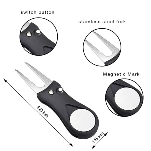 Custom Golf Divot Tool with Ball Marker Personalized Foldable Golf Repair Tool for Men Women Golf Gift for Groomsmen Bachelor Party Favors