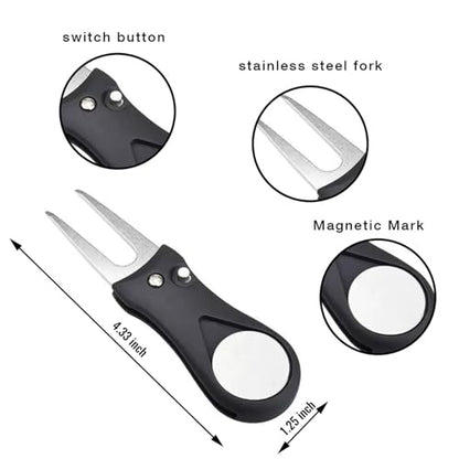 Custom Golf Divot Tool with Ball Marker Personalized Foldable Golf Repair Tool for Men Women Golf Gift for Groomsmen Bachelor Party Favors