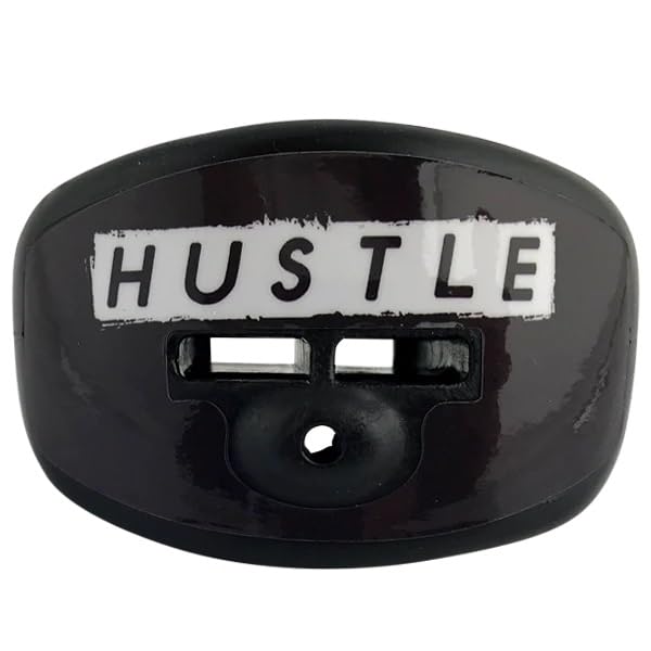 DAMAGE CONTROL Pacifier Mouthpiece – Football Mouthguard with Helmet Strap, Protects Teeth, Jaw & Mouth – Mouth Piece for Sports, No Boiling, Allows Airflow – Gear for Adults & Youth (Hustle) - color: Hustle