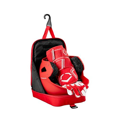 EvoShield Recruit Backpack Dugout Cubby - color: Scarlet