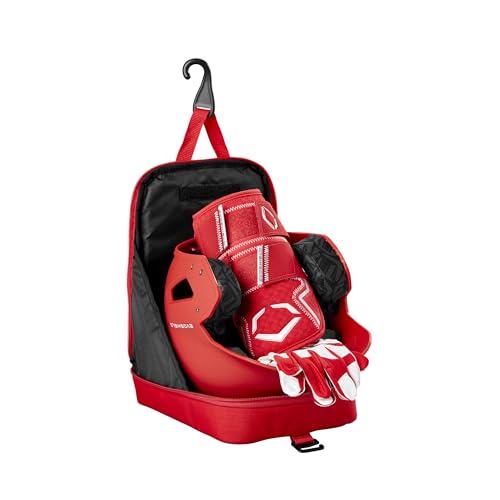 EvoShield Recruit Backpack Dugout Cubby - color: Scarlet