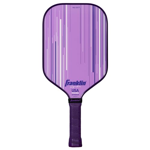 Franklin Sports Pro Pickleball Paddles - Signature Series Pro Pickleball Paddle with MaxGrit Surface - USA Pickleball (USAPA) Approved Tournament Pickleball Paddles - 13mm + 16mm Polypropylene Cores - color: Lilac, size: 13mm