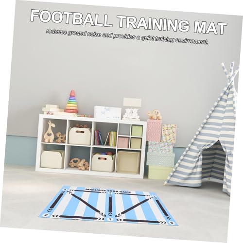 Totority Soccer Training Mat Skid Footstep Training Pad for Indoor Agility Drills for Enhanced Skills and Control Soccer Practice