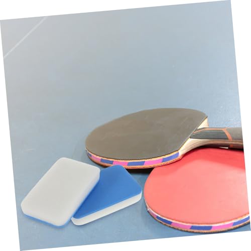 KESYOO 2pcs Table Tennis Bat Cleaner Racket Cleaning Sponge Paddle Cleaning Brush Gentle Bristles Portable