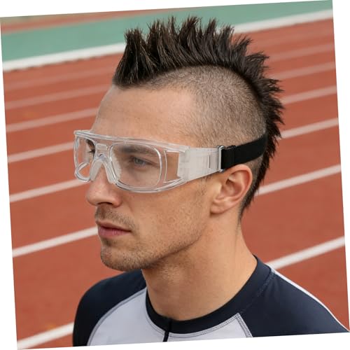 Sports Protective Goggles Basketball Football Eyewear with Elastic Strap Anti-fog Shock-resistant Sports Glasses for Men Women Team Training
