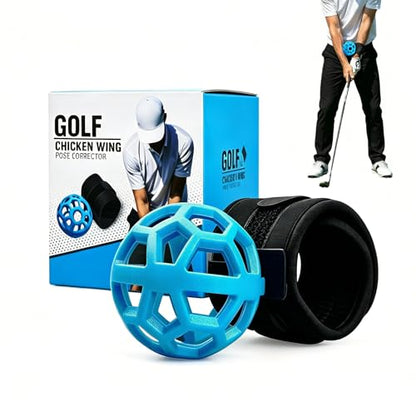 HRUIYL Golf Training Aid Ball with Wrist Strap, Golf Swing Trainer for Arm Control, Swing Path & Consistency, Practice Training Aid for Beginners Indoor Outdoor Use
