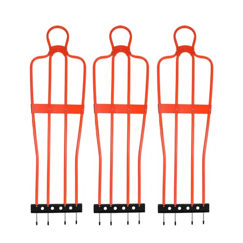 TNZMART 5.7ft Training Mannequin and Dummy for Football and Soccer, Defensive Practice Model for Coaches, Trainers and Team Drills - style: Pack of 3
