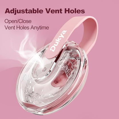 Retainer Case - mouth guard and Orthodontic Aligner Case, Adjustable air holes, Fashion, Multifunctional Portable Box - Sakura Pink