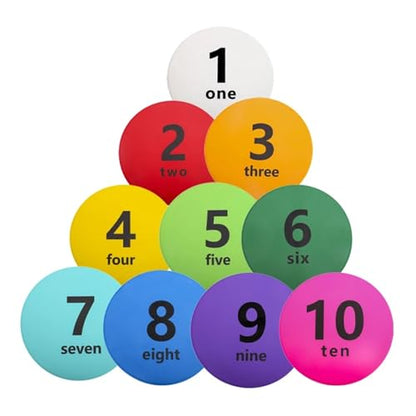 Spot Markers 1 Set of 10 with 30cm Flat Soft Landmark Pad English Alphanumeric Sign Pad Landmark Pad Roadblock Football for Training Exercise Drills Gym Football