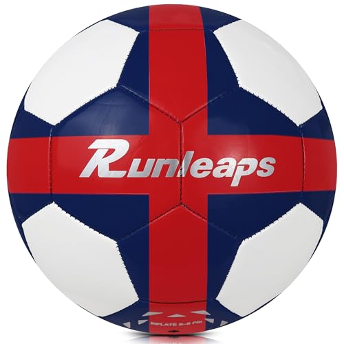 Runleaps Futsal Ball,Futsal Soccer Ball,Great for Indoor or Outdoor,Low Bounce Size 4 for Training,Playing,Games