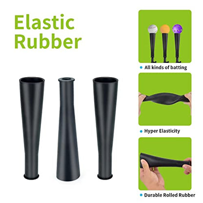5 Pieces Batting Tee Topper Replacement.Ball Rest Rubber Cup for Baseball, Softball or Other Ball Sports.