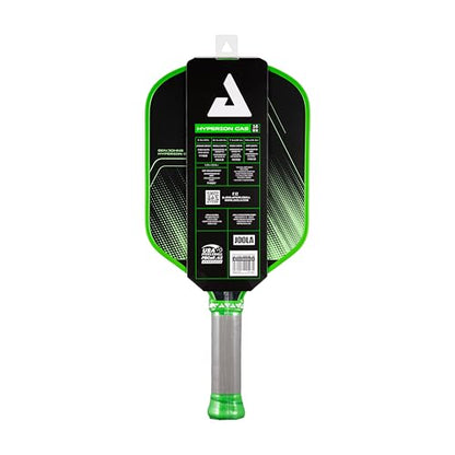 JOOLA Ben Johns CAS 16mm Carbon Fiber Pickleball Paddle - CAS Surface Tech - Control & Power Paddle - USAP Approved - Aero Curve - Feel-Tec Pure Grip - NFC Chip - color: Jolt Green, size: Hyperion