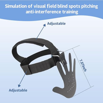 3D Basketball Training Face Mask, 3nd Generation Basketball Shooting Aid - Improve Basketball Dribbling & Shooting Accuracy, Adjustable Head Strap for All Stages of Basketball Training