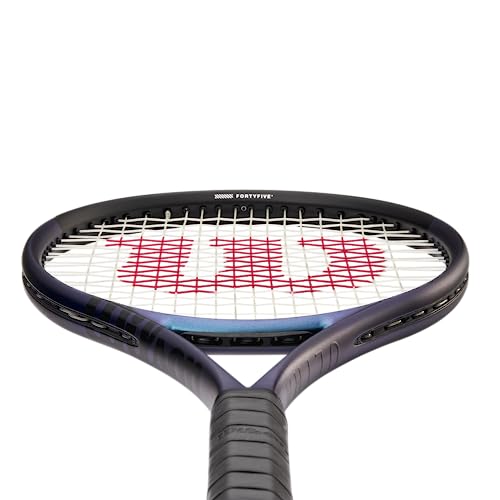 WILSON Ultra 100 V4 Tennis Racket (Unstrung) (4 1/8 inch), Blue