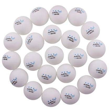 MAPOL 60/22 Count 3-Star 40+ Premium Ping Pong Balls Advanced Practice Table Tennis Ball - color: white,22-pack