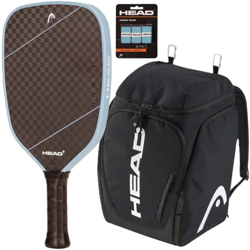 Head Gravity Tour Pickleball Paddle (Grey) – Optional Pickleball/Tennis Bag and Accessories
