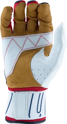 MARUCCI Blacksmith Full WRAP Youth Batting Glove V2 - color: USA, size: Youth Medium