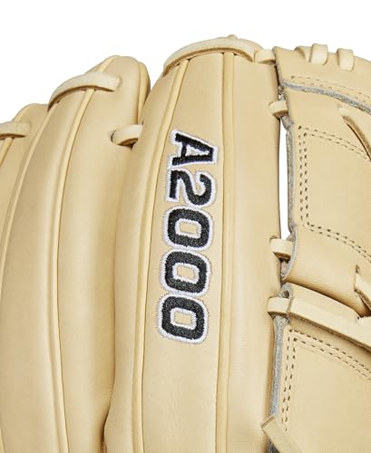 Wilson 2024 Classics Series A2000 Baseball Gloves - color: Blonde/Black, size: Pitcher - 12"