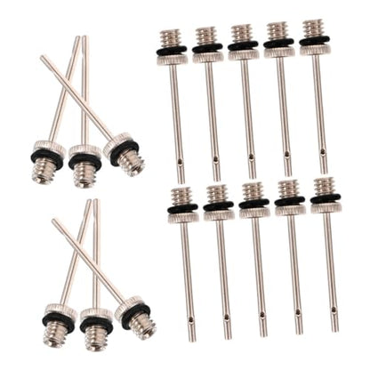 15pcs Ball Pump Needles for Football Volleyball Basketball Sports Inflator Needles for Quick and Easy Air Inflation Suitable for Clubs Schools and Home Use