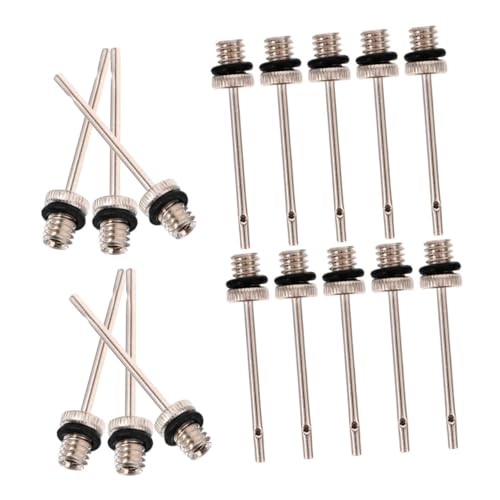 15pcs Ball Pump Needles for Football Volleyball Basketball Sports Inflator Needles for Quick and Easy Air Inflation Suitable for Clubs Schools and Home Use