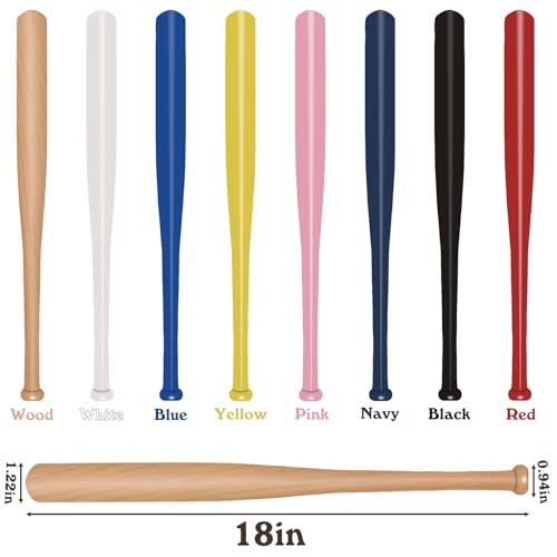 Personalized Mini Bat Custom Baseball Bats 18” Customized Wood Baseball Bat Engraved with Name Text Number for Tee Ball Training Games Little League Softball Team Coach Gift
